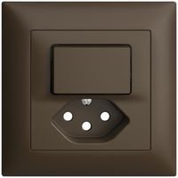 Frontset EDIZIOdue coffee 88×88mm T13