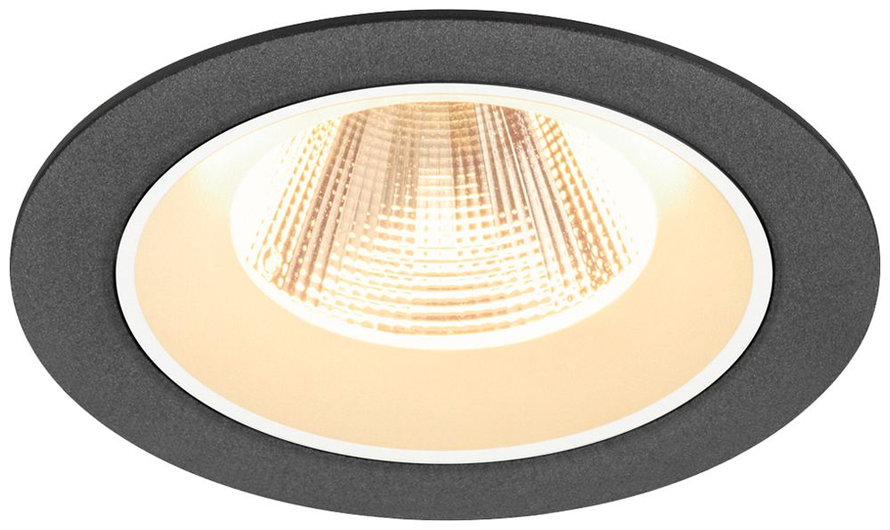 Downlight LED SLV NUMINOS M 12W 1800lm 3000K NB DALI Ø105×68mm no/bc