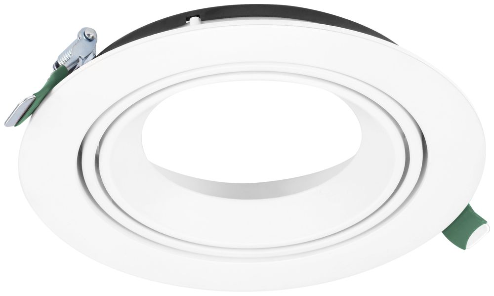 Cadre de montage LUDOSPOT 111 ROUND CARDAN, 165mmØINC, blanc