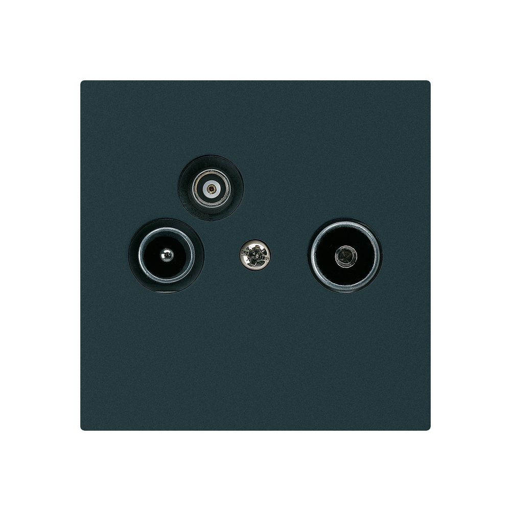 UP-Antennendose R/TV-Daten kallysto B 2GHz 4dB schwarz