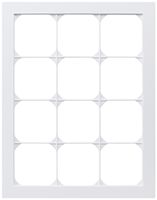 UP-Abdeckrahmen kallysto.pro 4×3 weiss 274×214mm