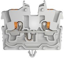 Borne de passage WAGO TopJob-S 2250 1mm² 2L 13.5A 500V a.pied de fixation gris