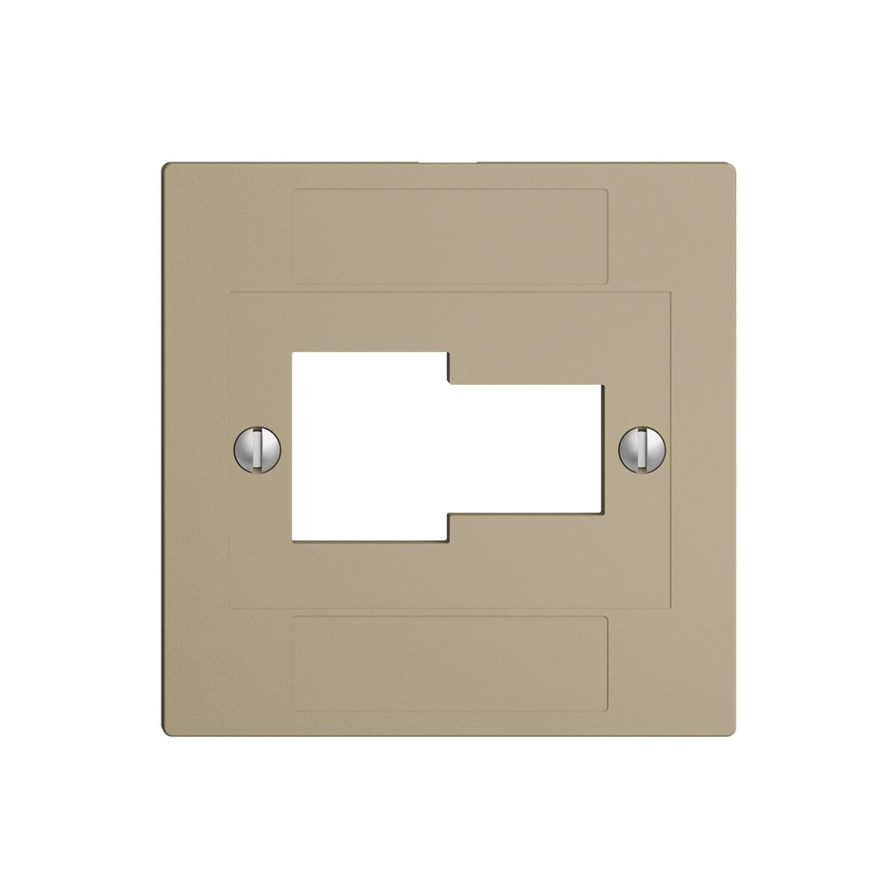 Frontplatte 1×TT,1×RJ45 vanille ITplus ITM EDIZIOdue