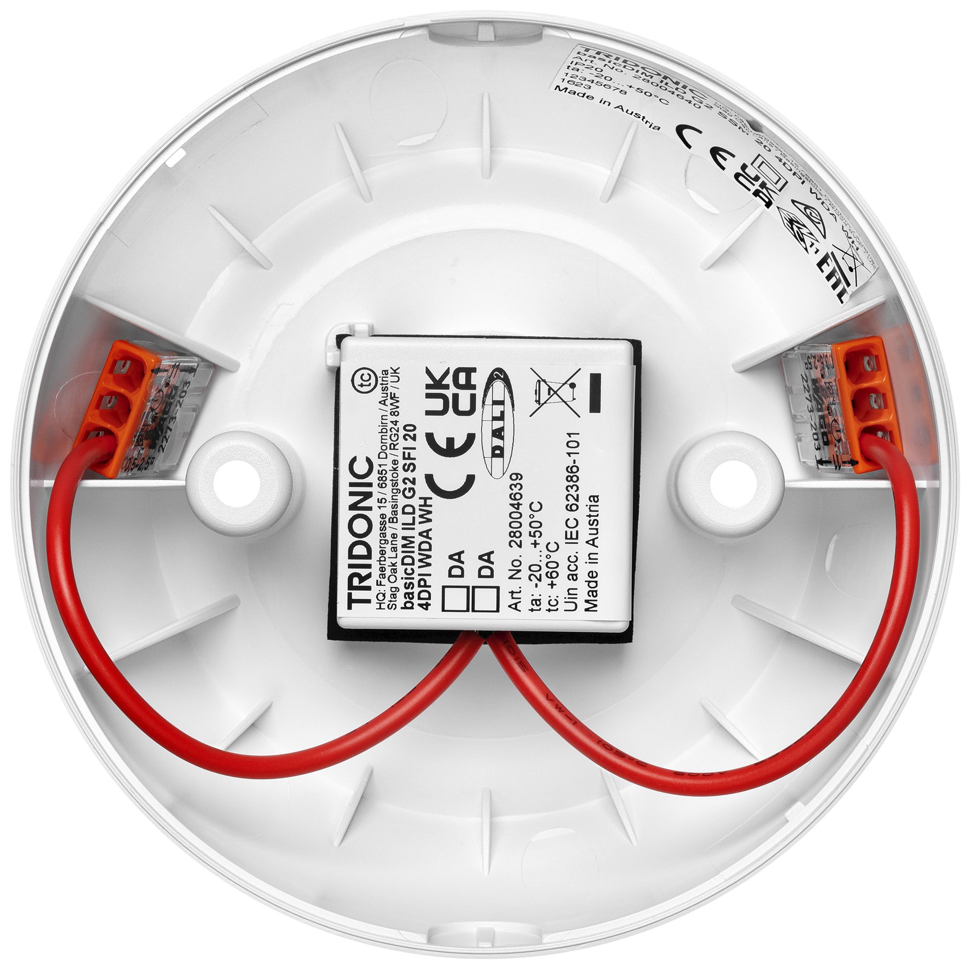 Multicapteur Tridonic G2 SSM DALI-2 PIR IP54 Ø96.3mm blanc