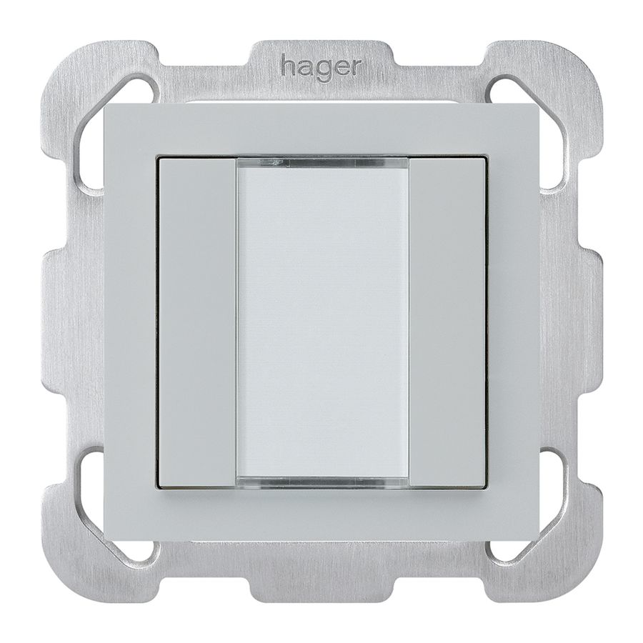 UP-Taster kallysto B KNX 2× s/e-link hellgrau