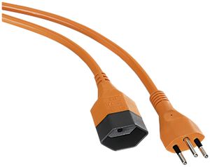 Prolunga 3×1.5mm² 10m PUR T12/T13 surmoulée arancione