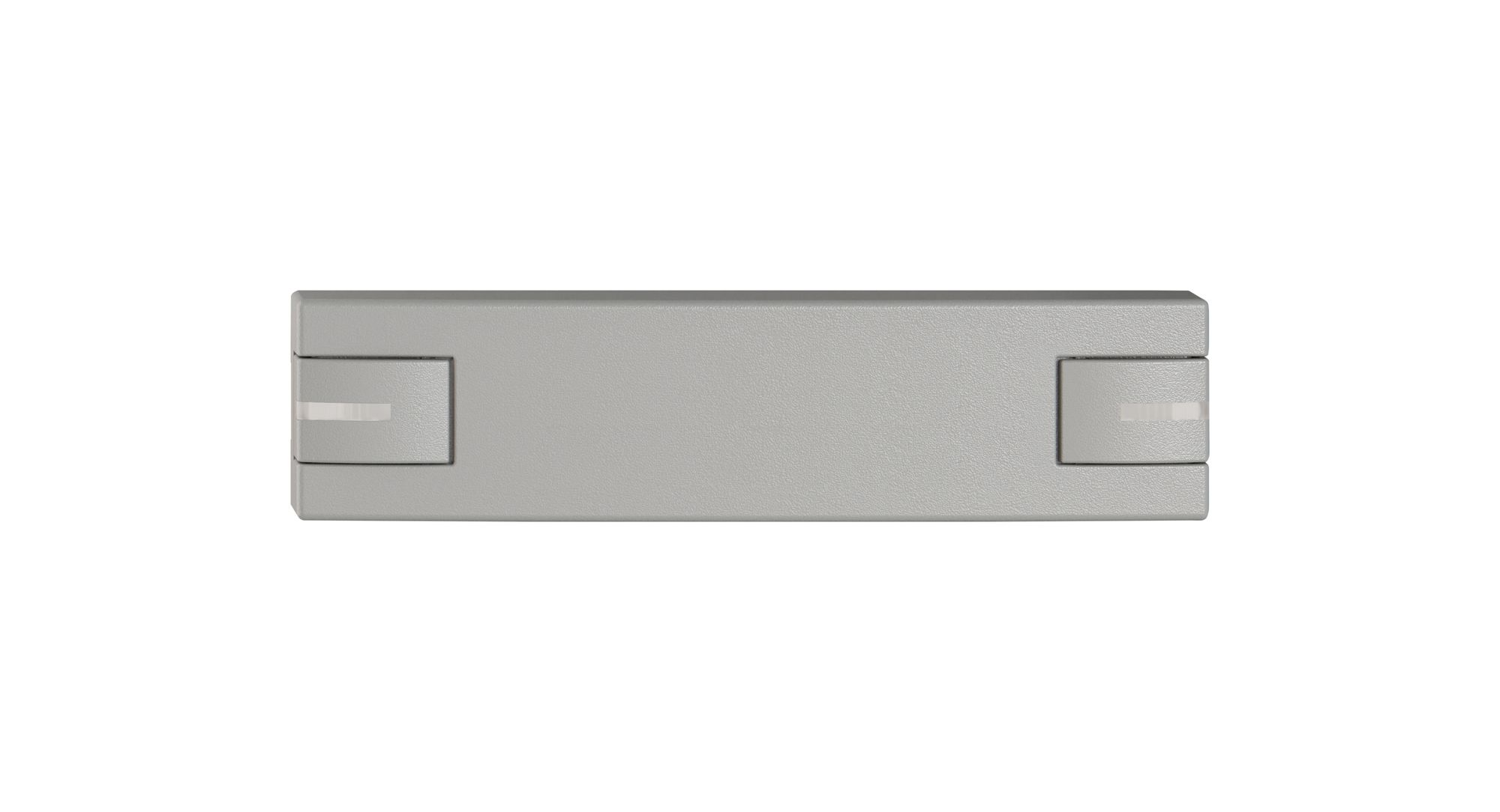 Poussoir 1/8 EDIZIO.liv SNAPFIX® p.KNX&UNI a.LED comm.à 2 touches grc