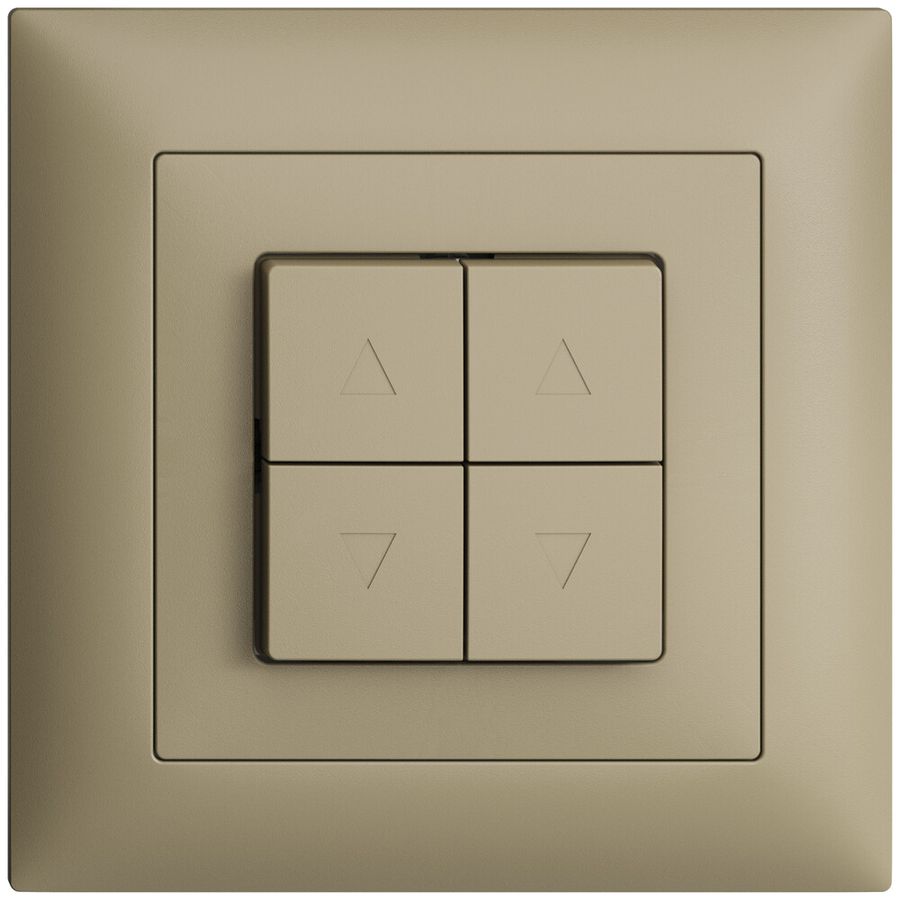 Kit frontale INC EDIZIOdue FMI sand per pulsante & interr.tapparel.