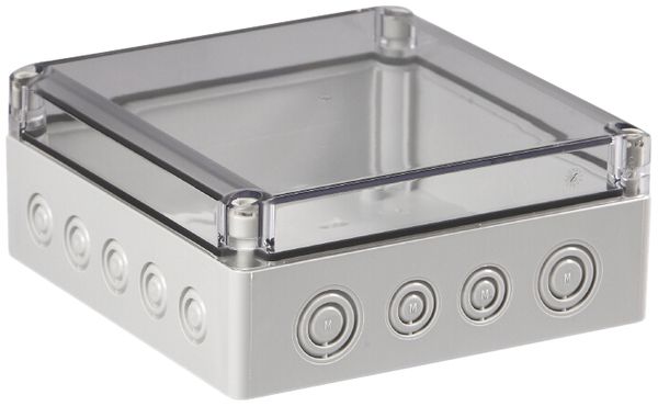 Apparategehäuse RW CUBO S 175×175×75mm SPCM transparent