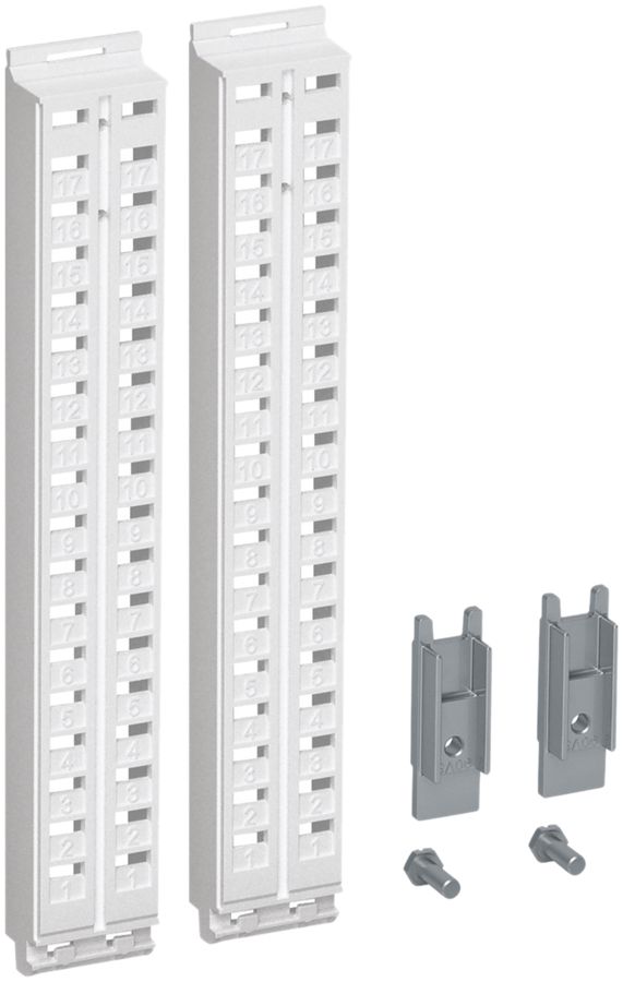 Fissaggio Hager per barra nell'armadio FR CP I 400mm altezza regolabile