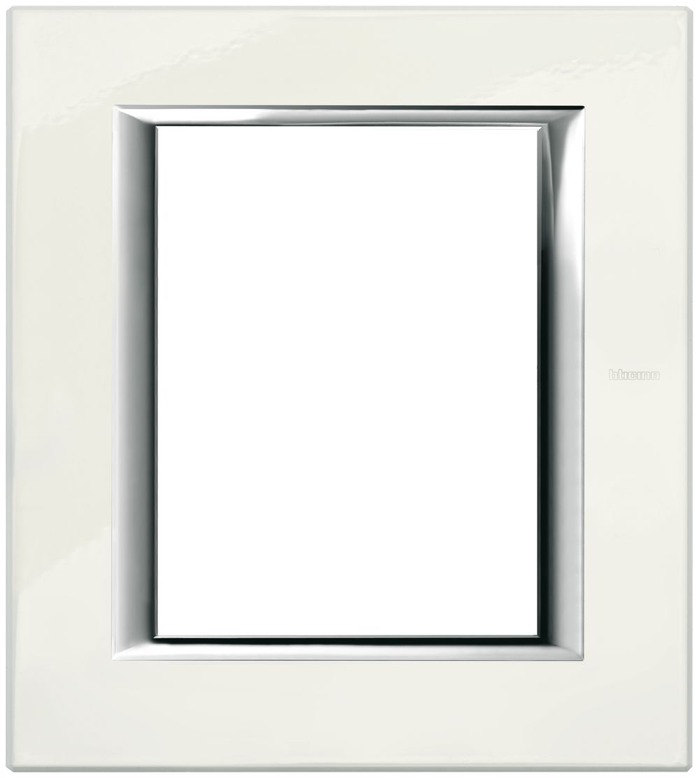 Abdeckrahmen Al weiss lack. Axolute 141.5×127mm