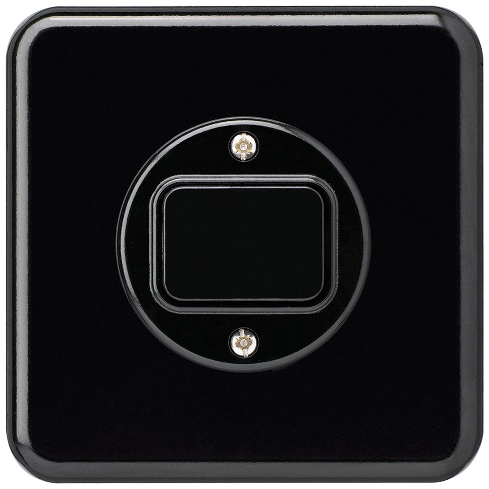 UP-Drucktaster basico W/1L schwarz