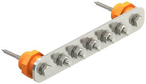 Potentialausgleichschiene Bettermann 5×M10 VA 1.4301