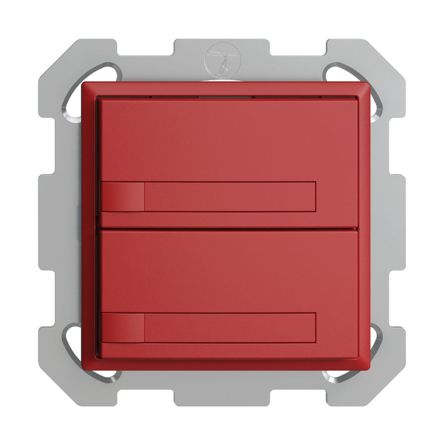Poussoir KNX RGB ENC EDUE, 250mW, s.LED, a.papier, 2×poussoir, 1×touche, ber