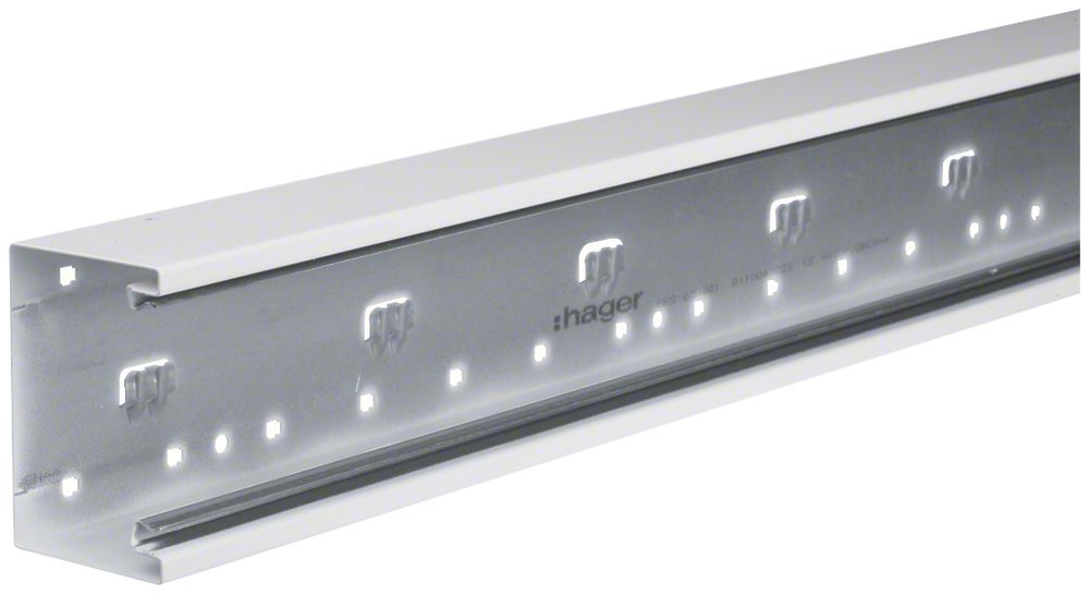 Canal d'allège tehalit BRS 100×65×2000mm acier blanc trafic