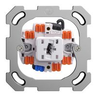 Einsatz Leuchtdruckschalter FH 6/1L LS, LED grün beleuchtet