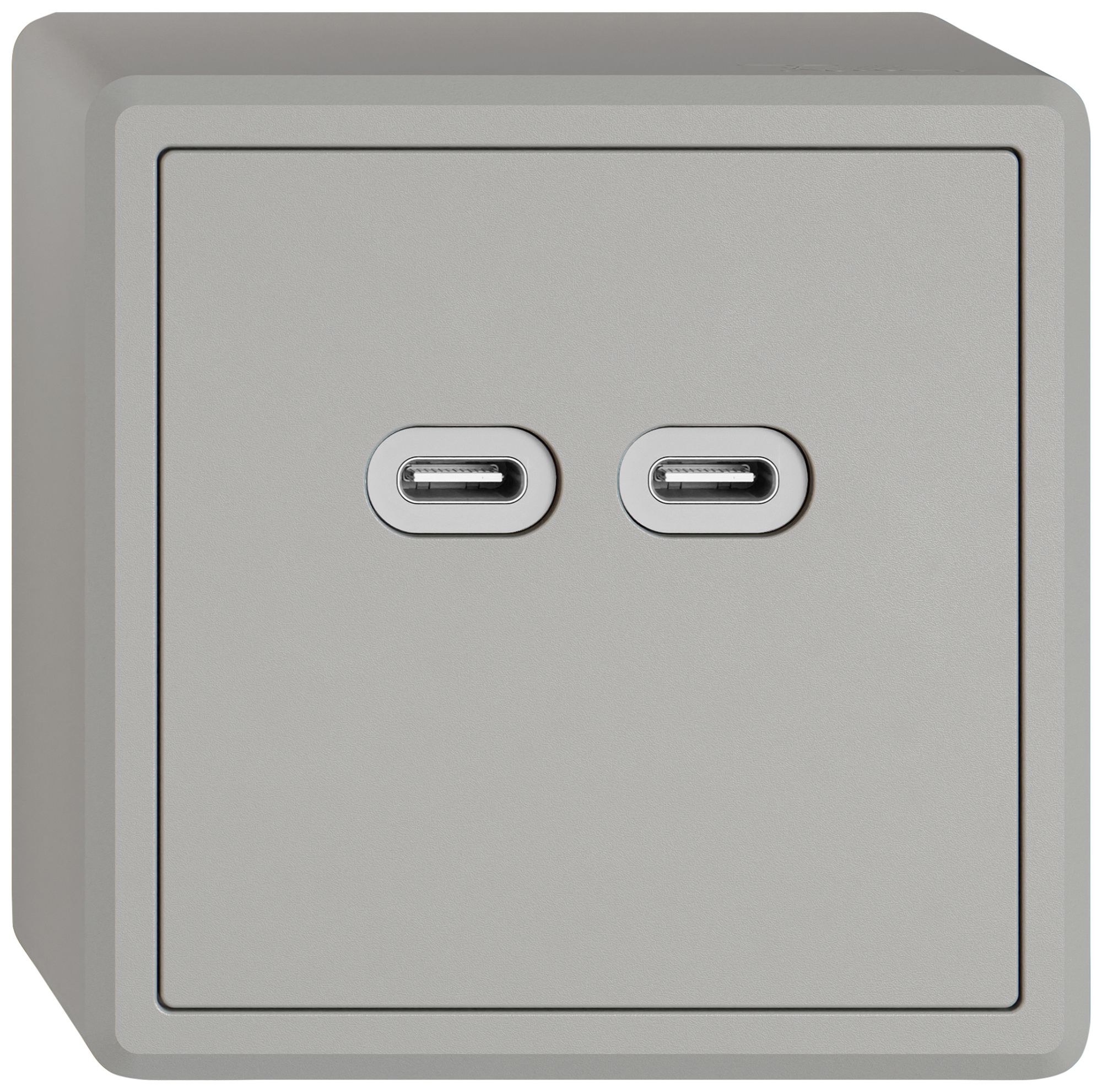 Prise de charge USB AP EDIZIO.liv SNAPFIX® 230VAC 18W 2×USB C grc