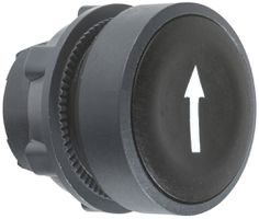 Taster Schneider Electric flach weiss/schwarz