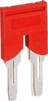 Steckbrücke 8mm 2L rot CLIPLINE