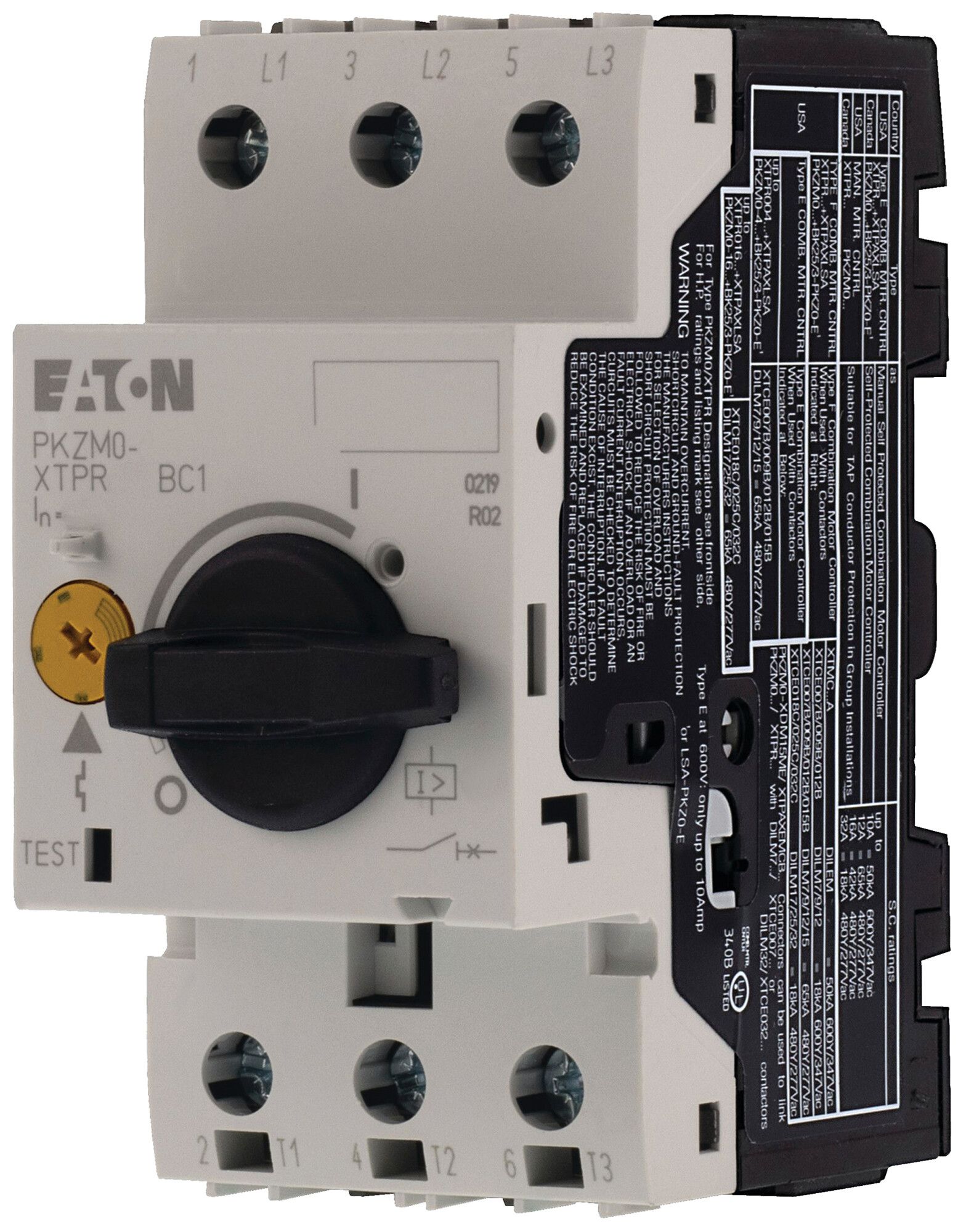 Transformatorschutzschalter Eaton PKZM0-4-T 3P 2.5…4A 84A Schraubanschluss