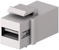 Modulo USB Cecoflex AVM-0008, Keystone, USB-A/USB-B 2.0, bianco