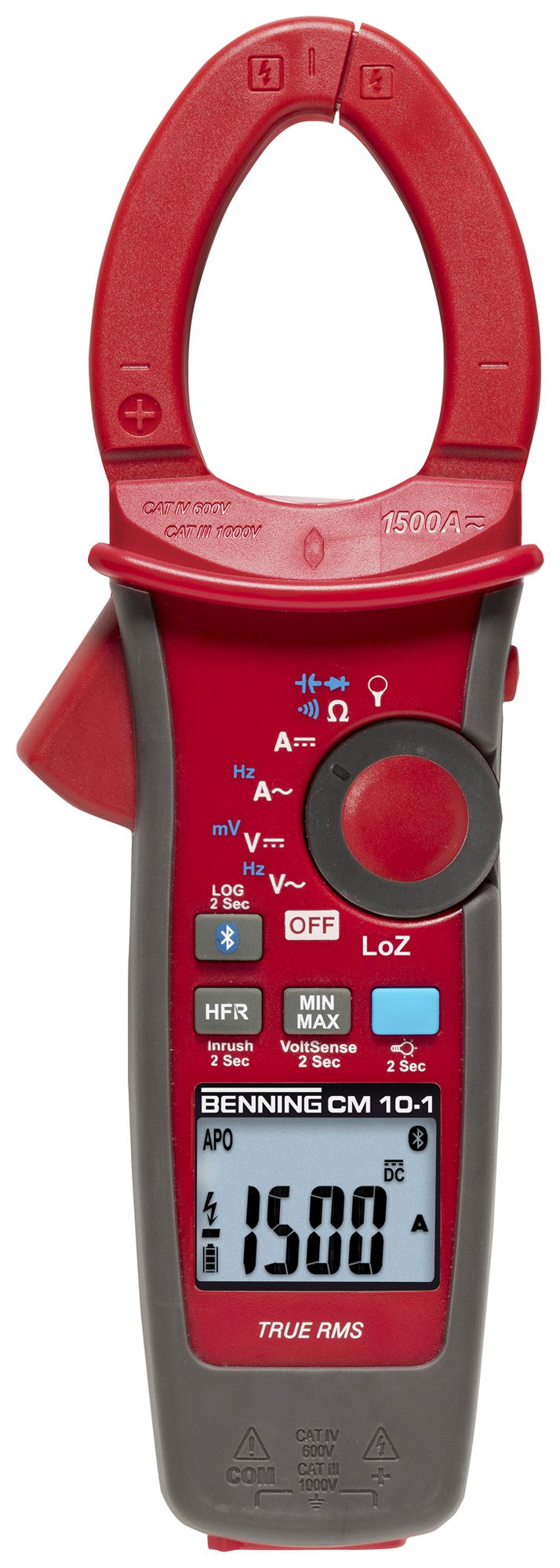 Stromzange Benning CM 10-1 1000VUC 1500A 600kΩ Cat IV 600V