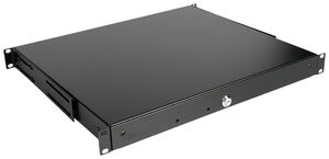 Schublade ROLINE 485×43×400mm Abschliessbar schwarz