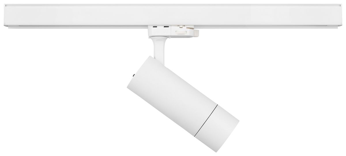 Projecteur LED Sylvania Lenzo Small 15W 1000lm 940 VAR 3ph 15°…50° Ø60 blanc