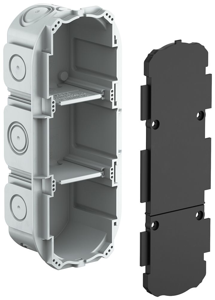 Boîte ENC AGRO grd.I 1×3 avec paroi
