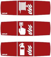 Piktogramm-Set DOTLUX 'Handfeuermelder' 'Schlauch' 'Feuerlöscher'