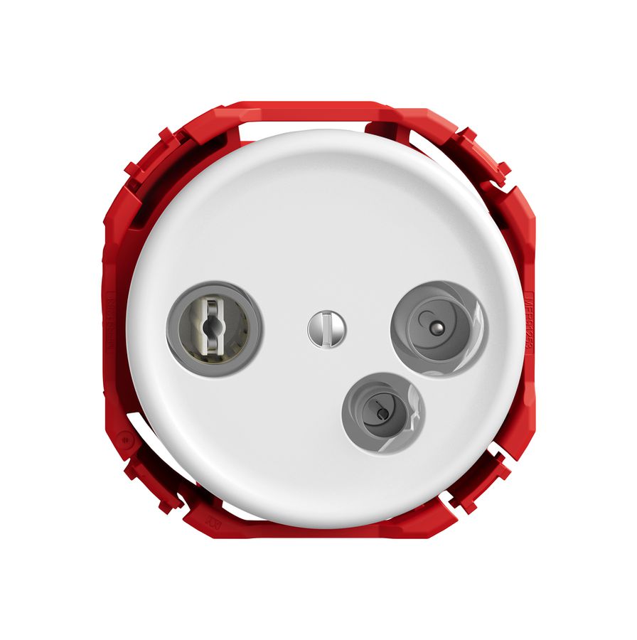 Antennendose TV-R-Daten STANDARDdue SNAPFIX® 23dB ws