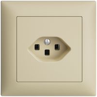 UP-Steckdose EDIZIOdue T23 16A vanille, mit Steckklemmen