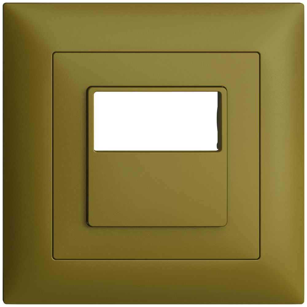 Set frontale EDIZIOdue FMI p.rilevatore d.movimento pirios 180 R eco plus, olive