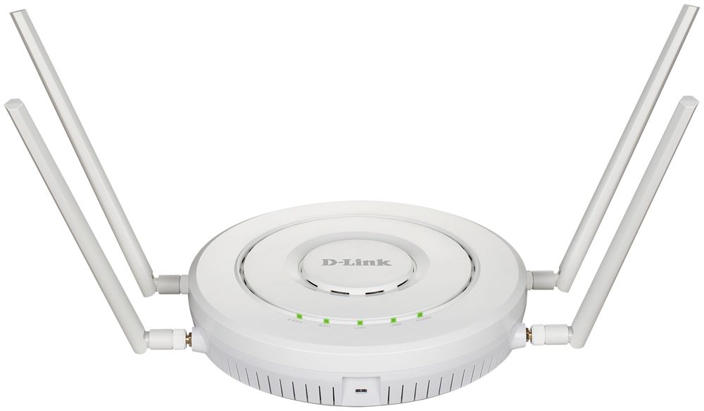 Point d'accès D-Link DWL-8620APE, PoE, Unified AC2600 Wave2, 800/1733Mbps