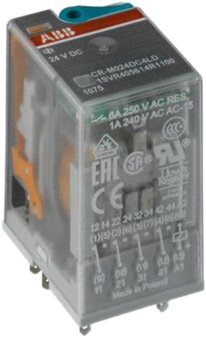 Optocoupleurs et relais ABB 230VAC, 250V/6A 4C
