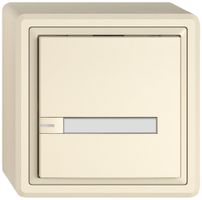 AP-Universaltaster EDIZIO.liv UNI SNAPFIX® 12…48V m.LED blau 1× 1-Tbed.Pap.cr