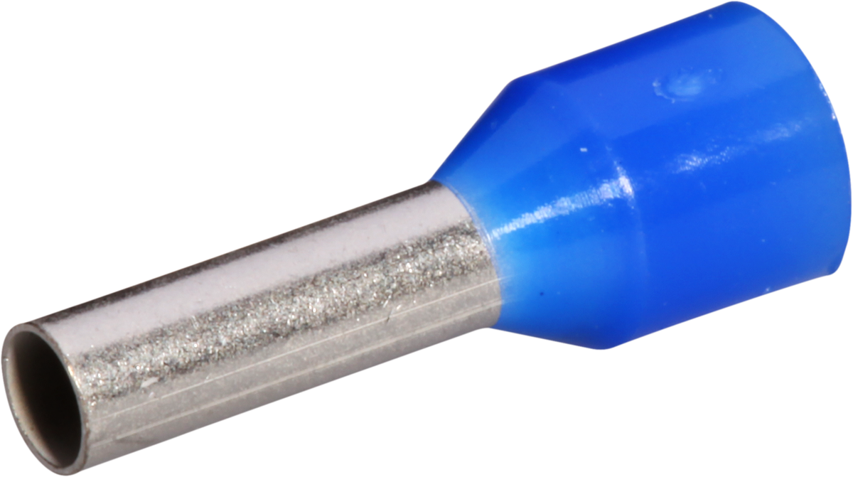 Embout de câble type A isolé 2.5mm²/8mm bleu