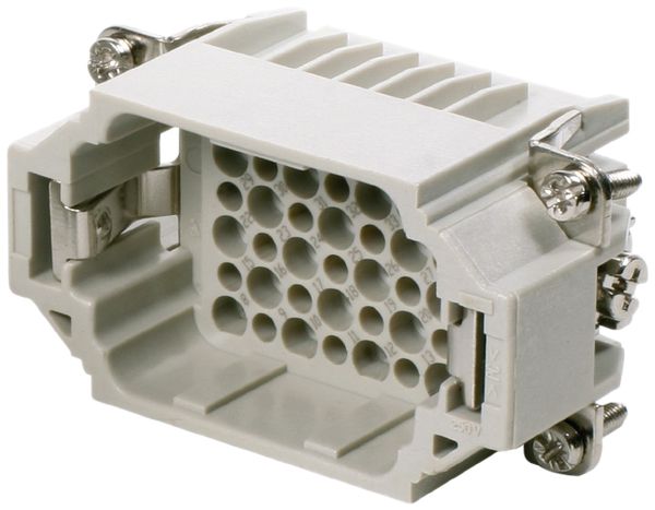 Insert mâle Weidmüller HDC HDD 250V 10A 42L à sertir grd.4