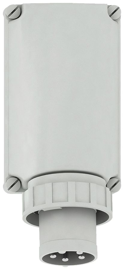 Spina per apparecchio murale AP Bals CEE TE 125A 5P >50V 1h IP67 Ni 160×260mm