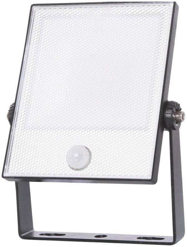 Projecteur LED ELBRO CAS 10W 5000K 1000lm 110° IP65 IK06 138×117×41mm PIR