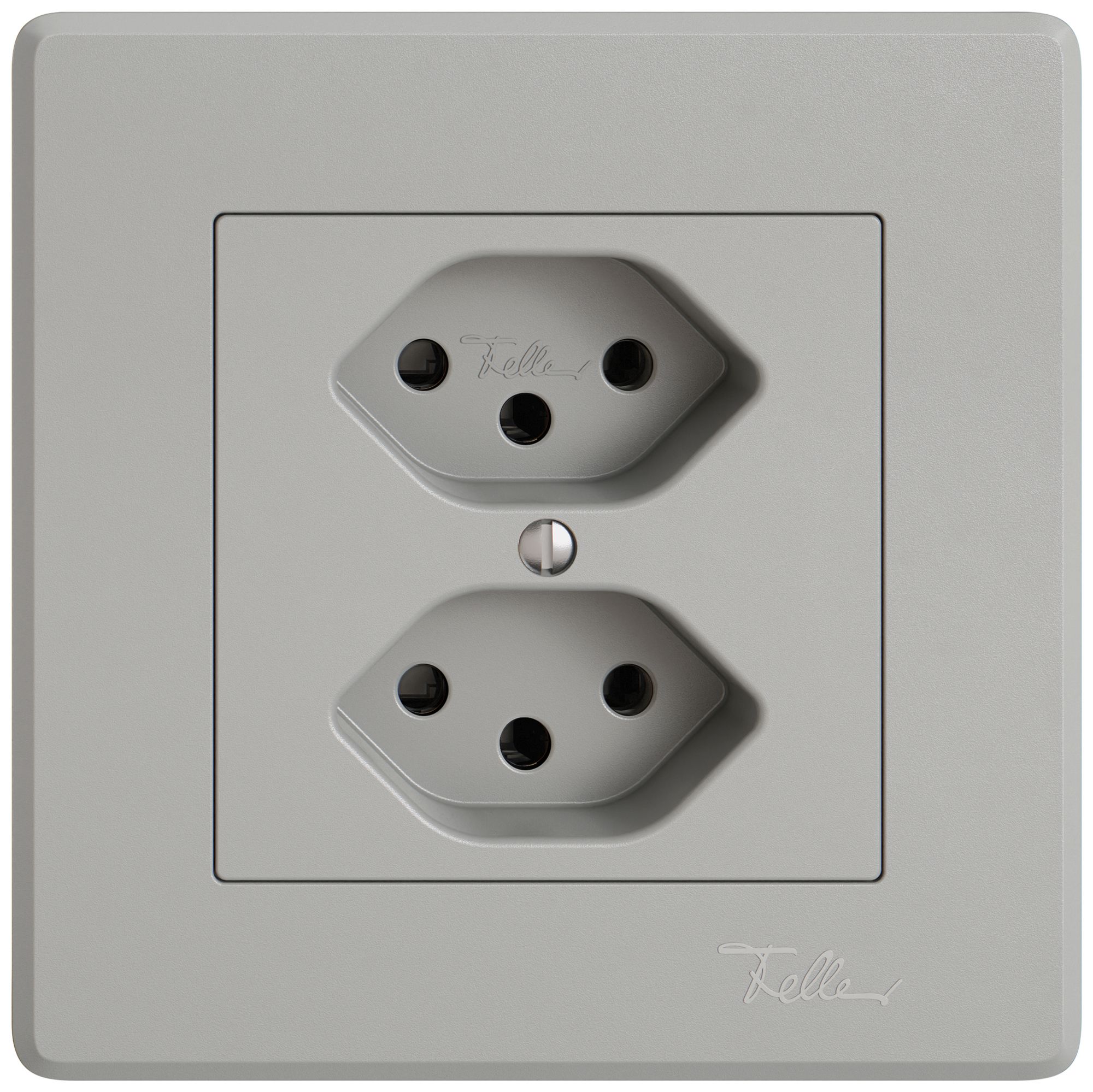 UP-Steckdose EDIZIO.liv SNAPFIX® 2×T13 hgu