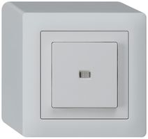 Contact à poussoir lumineux AP kallysto AR/1L gris clair