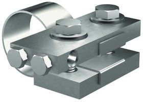 Collier de contact pour tuyaux RE 35, acier inoxydable A4, tube max.Ø 61.3mm