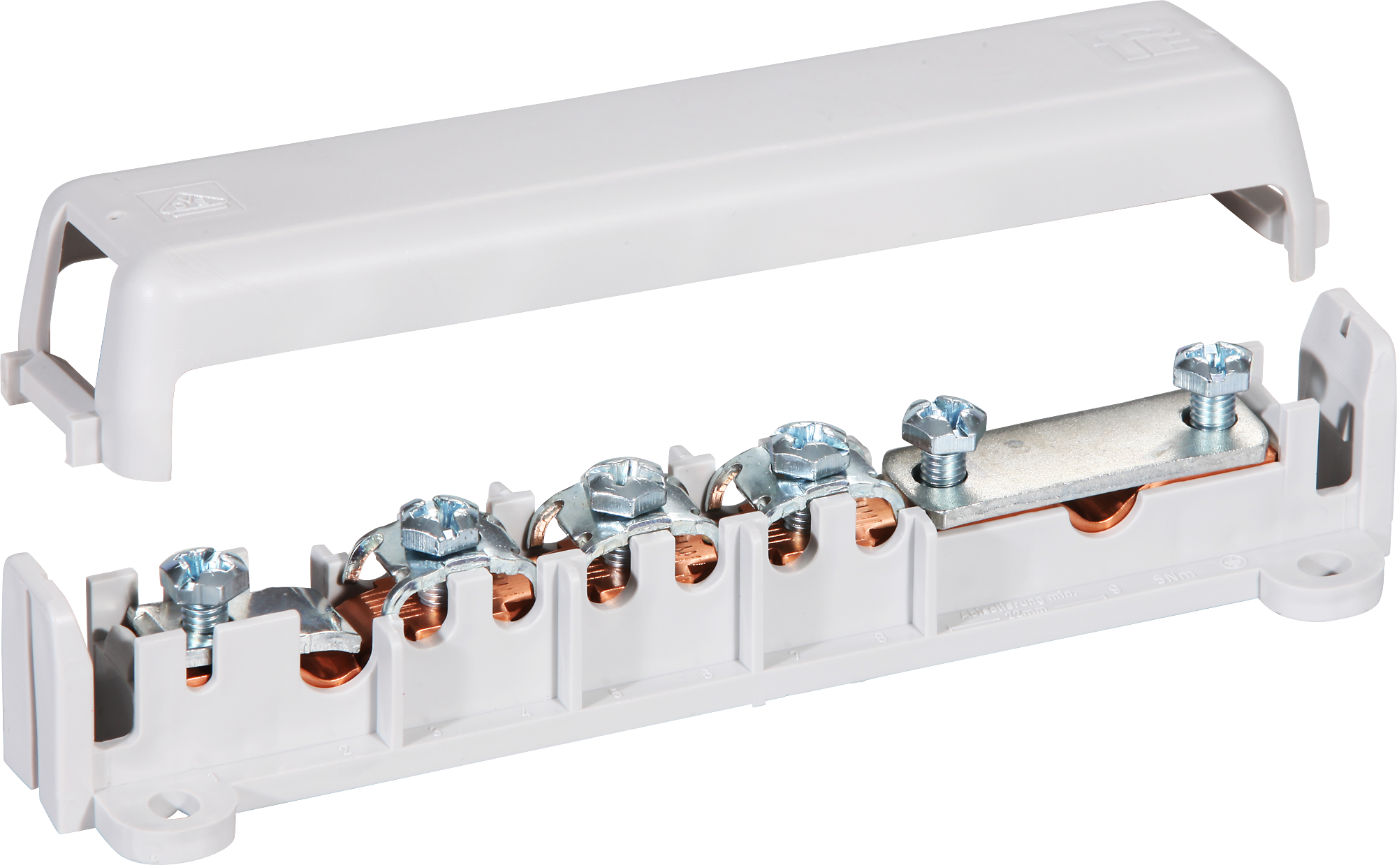 AP-Potentialausgleichsschiene m.Deckel gu