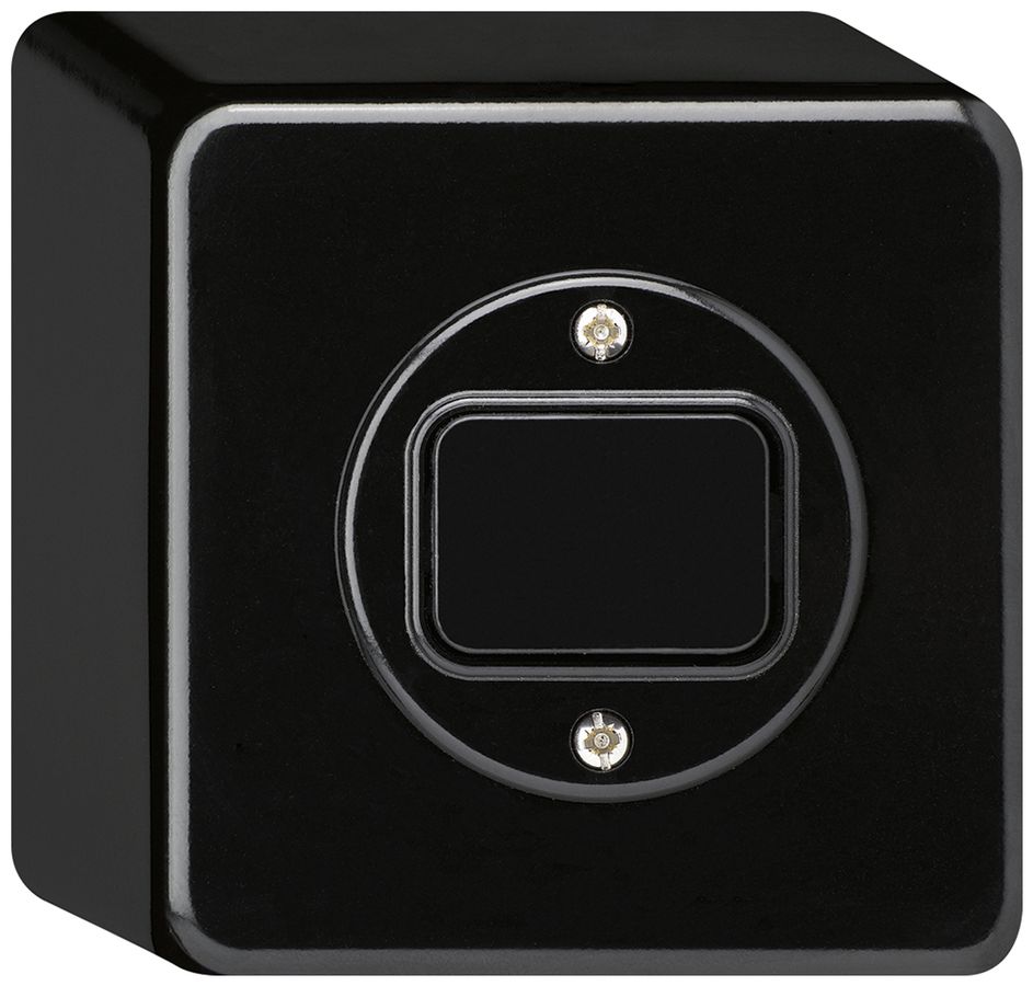 AP-Tastdimmer NV 25…500VA basico schwarz, Phasenanschnitt