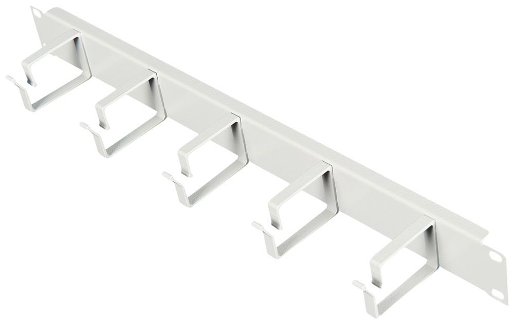 Kabelführungsbügel ROLINE 44×480×80mm Metall 1HE grau