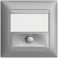 UP-Taster mit Namensschild EDIZIOdue silver