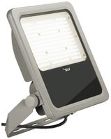 LED-Strahler SLV FLOODLIGHT 100W 16300lm 840 IP66 105° 389×317×65mm grau