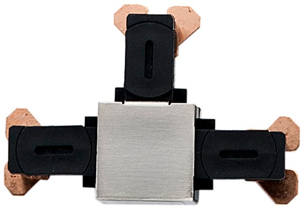 T-Verbinder SG Zip 1Ph Silber 62×42mm