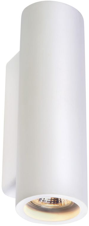 Wandleuchte SLV PLASTRA, 2×GU10 35W Gips rund IP20 weiss